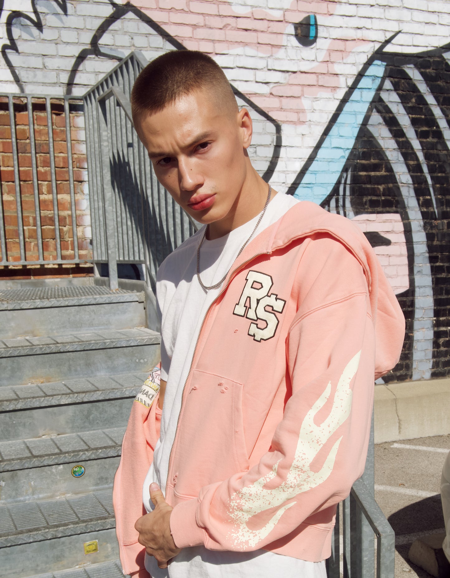 "PINK" RS ZIP UP