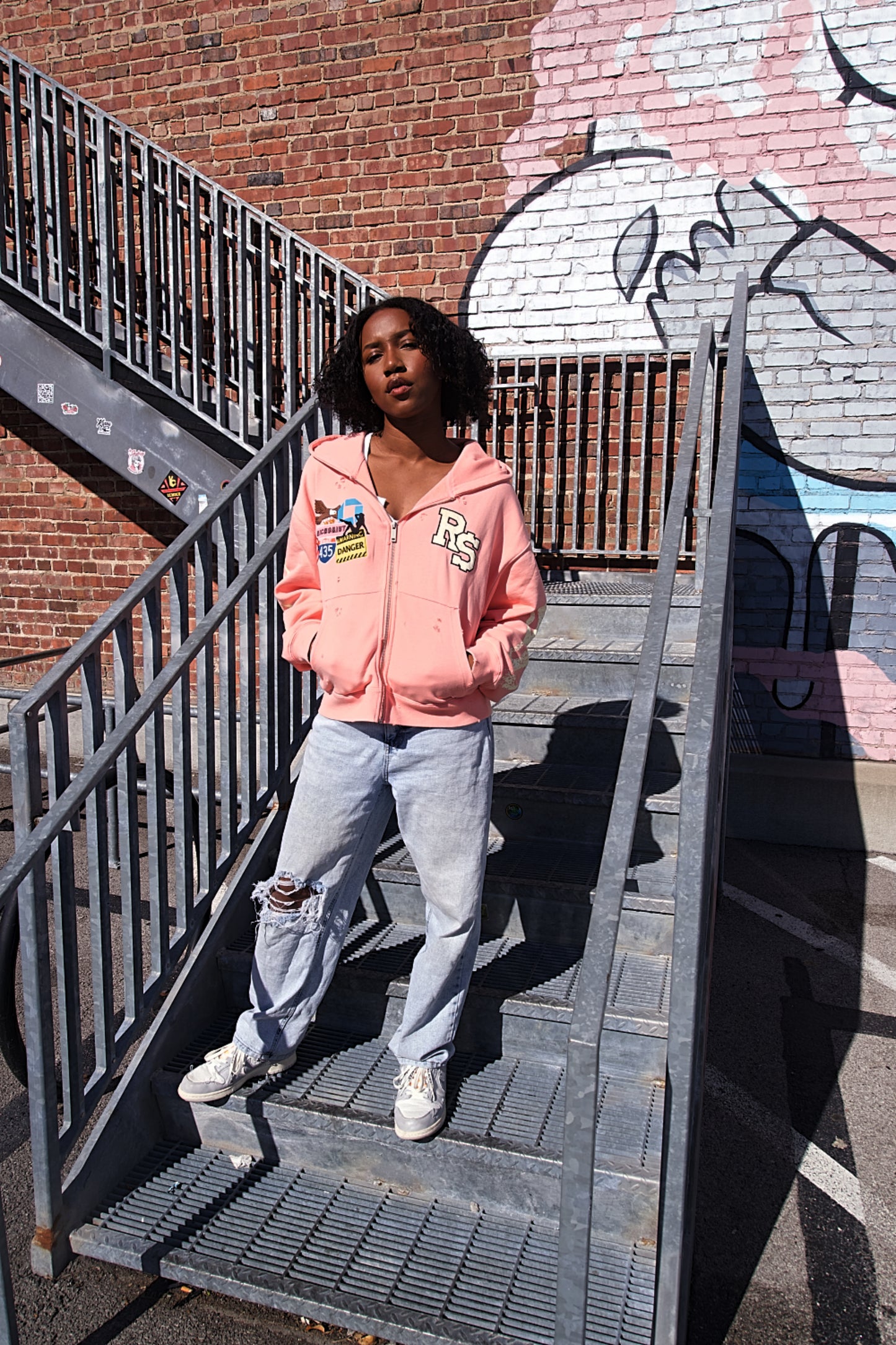 "PINK" RS ZIP UP