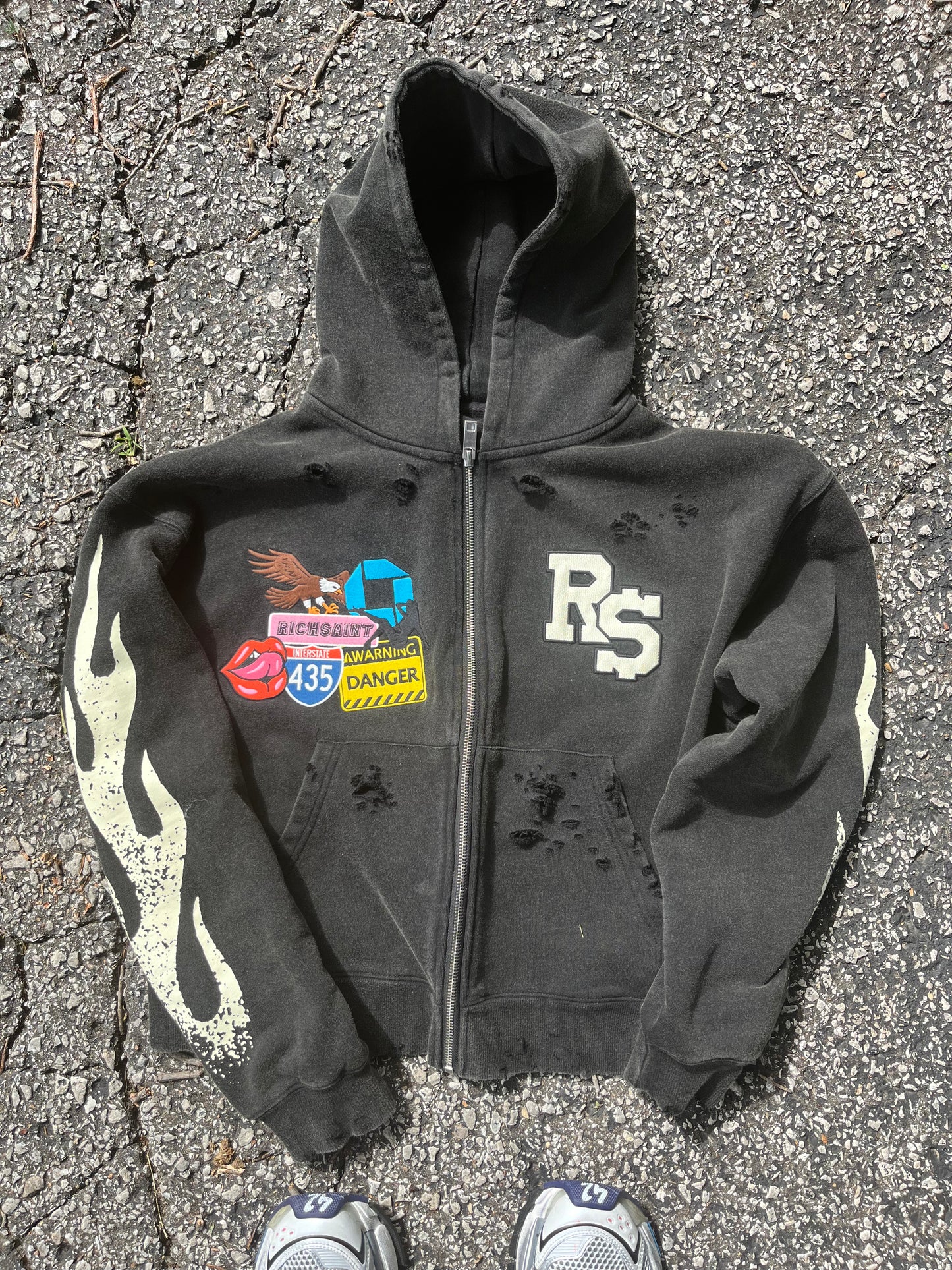 "BLACK" RS ZIP UP