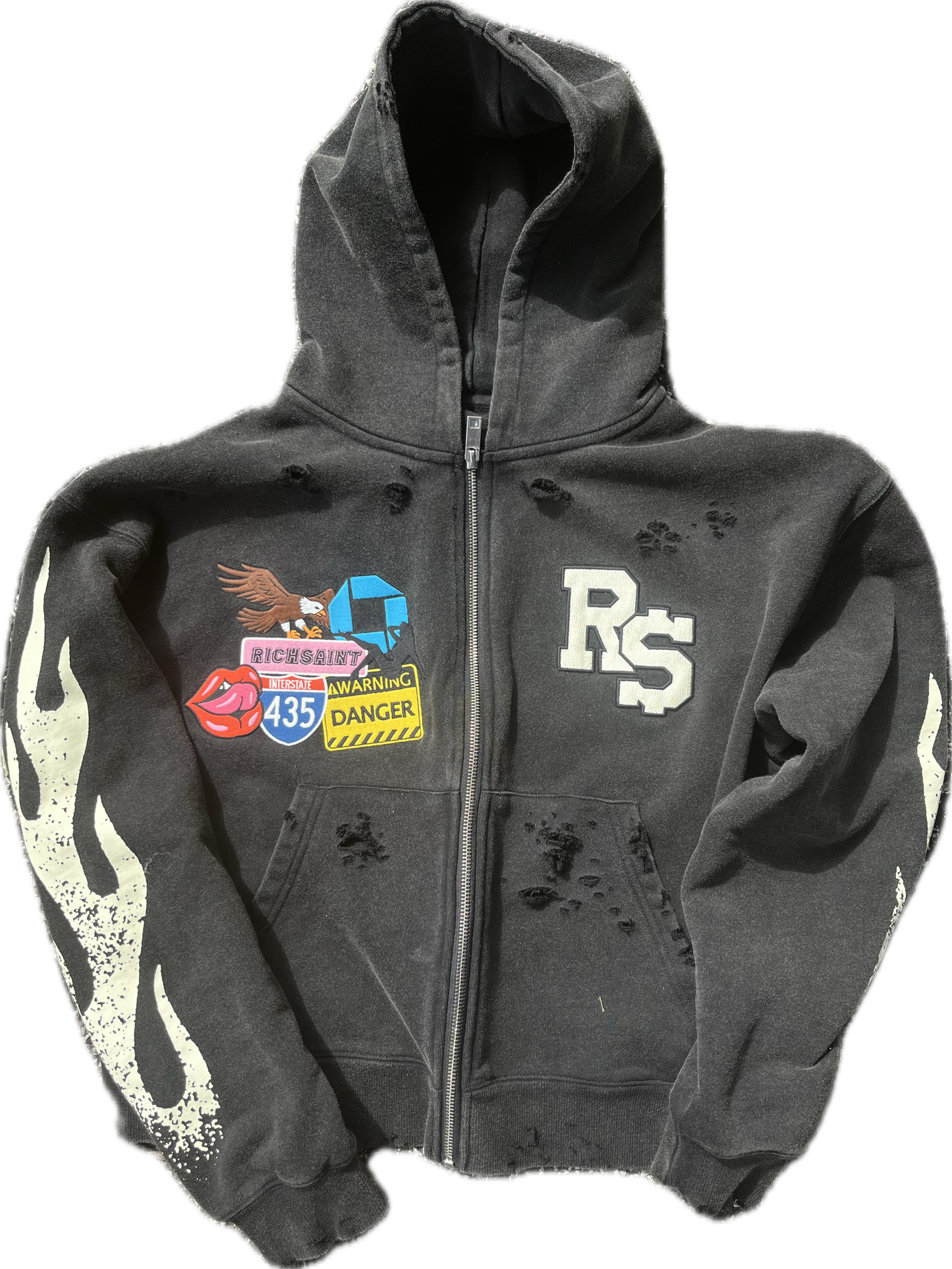 "BLACK" RS ZIP UP